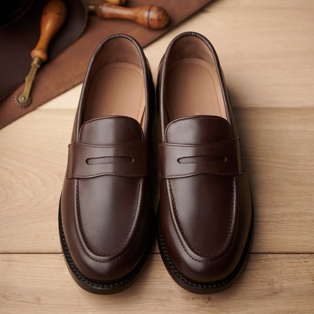 Crafty Sole Penny Loafer - Dark Brown