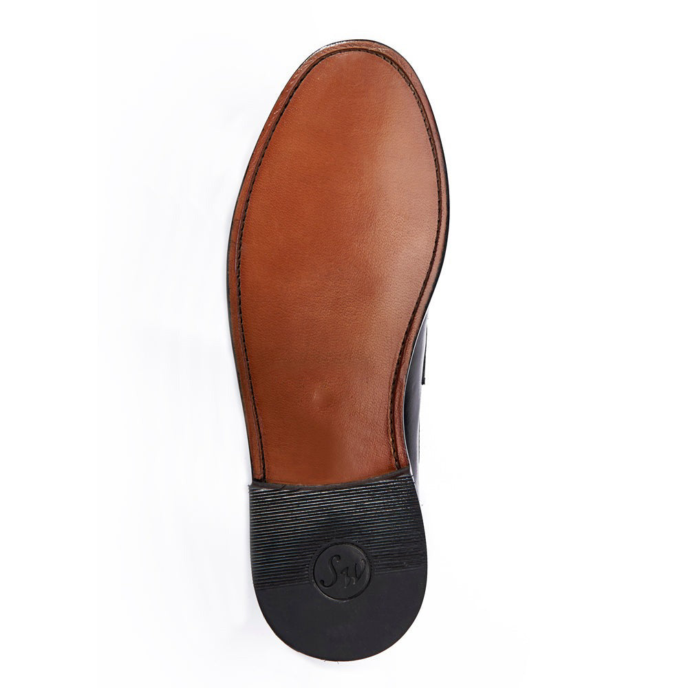 Craft Sole Penny Loafer - Black