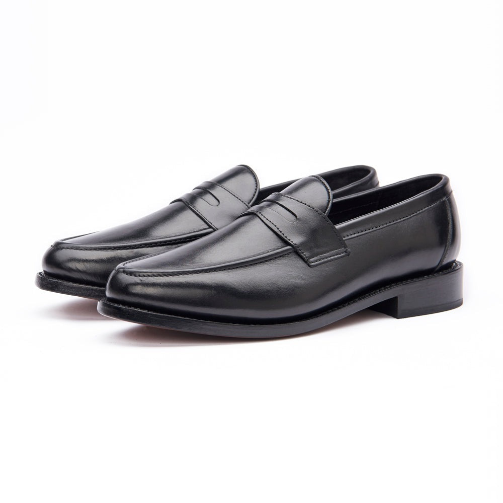 Craft Sole Penny Loafer - Black
