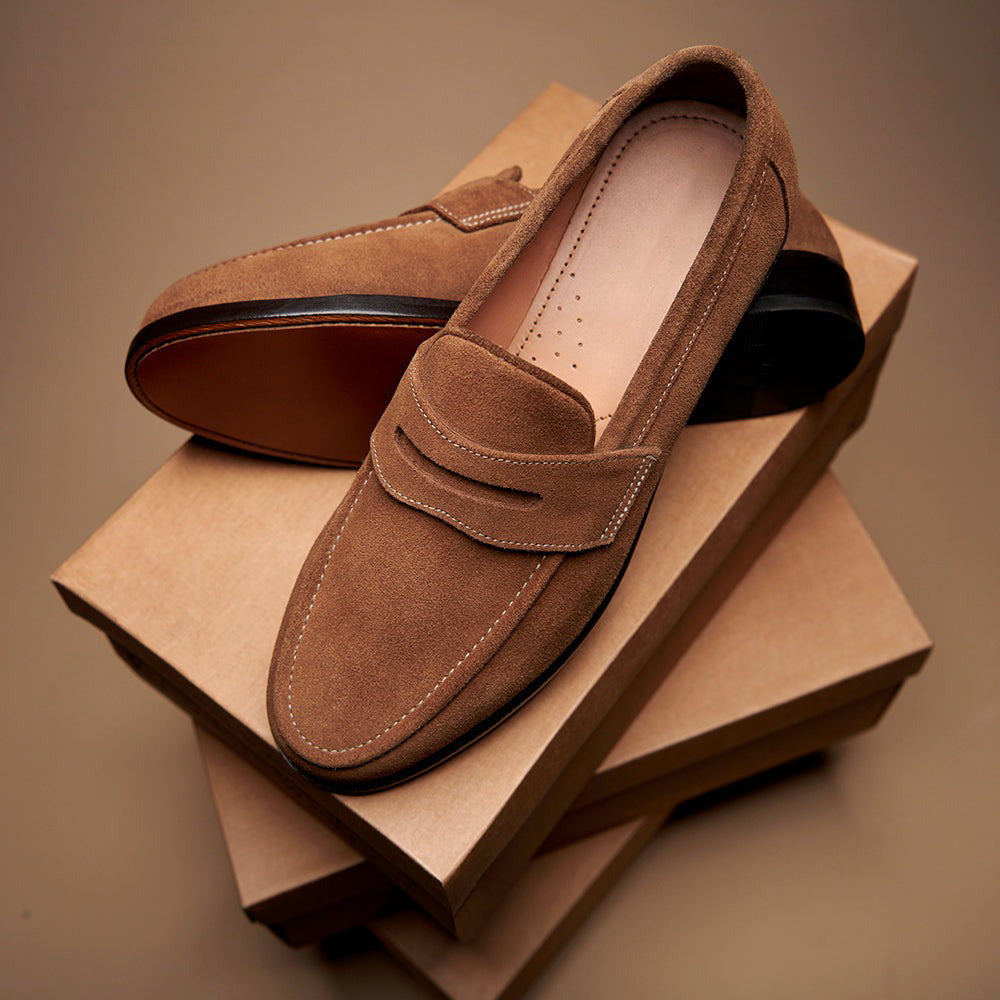 Crafty Sole Penny Loafer - Honey Suede